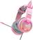 Havit H2233d Over Ear Gaming Headset με σύνδεση 2x3.5mm-USB Ροζ 21.05.0082