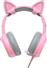 Havit H2233d Over Ear Gaming Headset με σύνδεση 2x3.5mm-USB Ροζ 21.05.0082