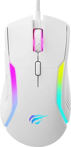 Havit MS1033 RGB Gaming Ποντίκι 8000 DPI Λευκό 21.04.0038