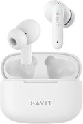 Havit TW967 In-ear Bluetooth Handsfree Ακουστικά με Θήκη Φόρτισης Λευκά 21.05.0102