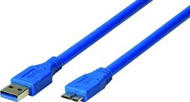 Heitech USB 3.0 Cable USB-A male & micro USB-B male 1.5m 09004109