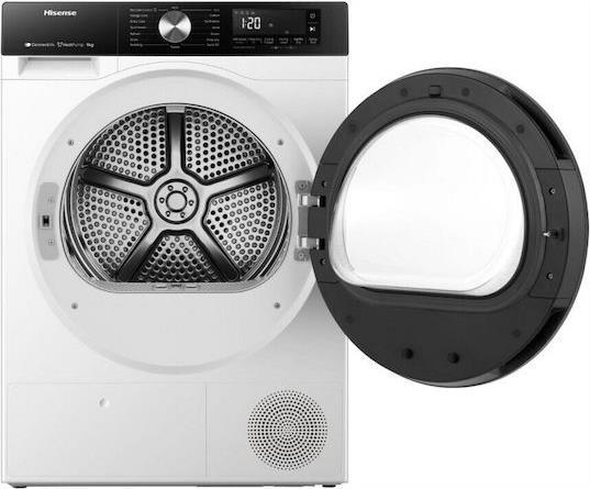 Hisense DH3S902BWCC Στεγνωτήριο 9kg C με Αντλία Θερμότητας