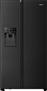 Hisense RS694N4TFE Ψυγείο Ντουλάπα 562lt Total NoFrost Υ179.3xΠ91xΒ68.7cm Μαύρο