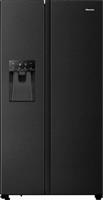 Hisense RS694N4TFE Ψυγείο Ντουλάπα 562lt Total NoFrost Υ179.3xΠ91xΒ68.7cm Μαύρο