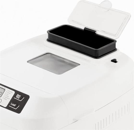 HKoenig BAKE340 Αρτοπαρασκευαστής 550W Χωρητικότητας 800gr με 12 Προγράμματα