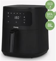 HKoenig FRY880 Φριτέζα Αέρος με Αποσπώμενο Κάδο 8lt Μαύρη