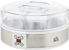 HomCom 800-177V90WT Γιαουρτομηχανή 1.5lt Λευκή 20W