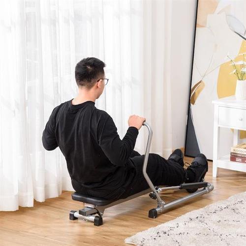 HomCom A90-276 Οικιακή Κωπηλατική με Υδραυλική Αντίσταση για Χρήστη έως 100kg