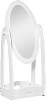 HomCom Καθρέπτης Δαπέδου με Ξύλινο Πλαίσιο Λευκό 40x30x104cm 350-095