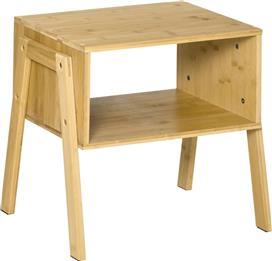 HomCom Κομοδίνο από Μπαμπού 43x32.5x42cm 831-513