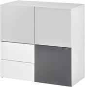 HomCom Ντουλάπι Γραφείου Ξύλινο σε Λευκό Χρώμα 80x38x80cm 838-054