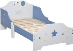 HomCom Παιδικό Κρεβάτι Μονό για Στρώμα 70x140cm Γαλάζιο 311-021