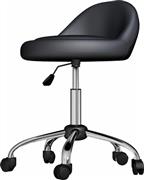 HomCom Σκαμπό Γραφείου Μαύρο 35x35x83cm 503-026V00BK