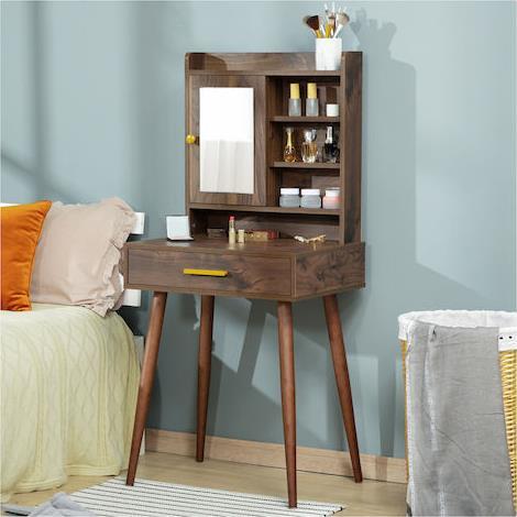 HomCom Τουαλέτα Κρεβατοκάμαρας Ξύλινη 60x45x134cm 831-456