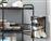 HomCom Τρόλει Κουζίνας Μεταλλικό σε Μαύρο Χρώμα 3 Θέσεων 60x38x85.5cm 801-225