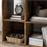 HomCom Βιβλιοθήκη Καφέ 61.5x29.5x91.5cm 833-423V80RB