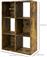 HomCom Βιβλιοθήκη Καφέ 61.5x29.5x91.5cm 833-423V80RB
