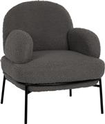 HomeMarkt Agnes Πολυθρόνα Γκρι 74x71x83cm HM9525.21