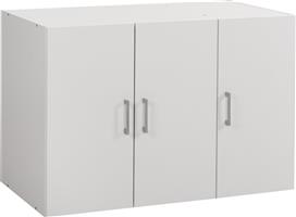 HomeMarkt Alivia Ορθογώνιο Πατάρι Ντουλάπας από Μοριοσανίδα σε Λευκό Χρώμα 90.2x40cm HM351.05