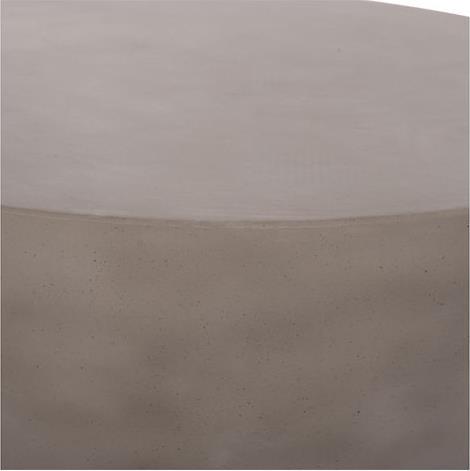 HomeMarkt Allan Στρογγυλό Τραπεζάκι Σαλονιού Γκρι Μ92xΠ92xΥ49cm HM18162.03