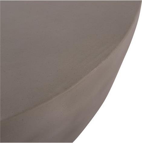 HomeMarkt Allan Στρογγυλό Τραπεζάκι Σαλονιού Γκρι Μ92xΠ92xΥ49cm HM18162.03