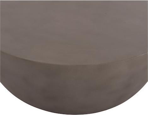 HomeMarkt Allan Στρογγυλό Τραπεζάκι Σαλονιού Γκρι Μ92xΠ92xΥ49cm HM18162.03