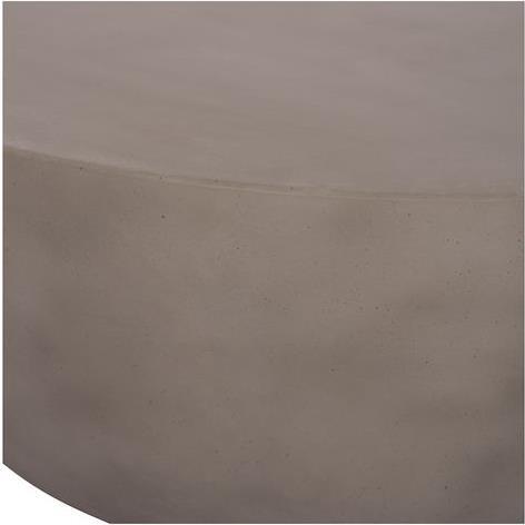 HomeMarkt Allan Στρογγυλό Τραπεζάκι Σαλονιού Γκρι Μ92xΠ92xΥ49cm HM18162.03