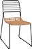 HomeMarkt Allegra Μεταλλικη με Wicker Μπεζ 51x54x83cm HM5694