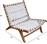 HomeMarkt Antib Πολυθρόνα Λευκή 65x77x68cm HM9466.01