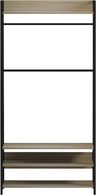 HomeMarkt Aranja Έπιπλο Εισόδου Μαύρο-Μελαμίνη Sonama 84x40x169cm HM18084