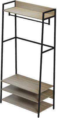 HomeMarkt Aranja Έπιπλο Εισόδου Μαύρο-Μελαμίνη Sonama 84x40x169cm HM18084