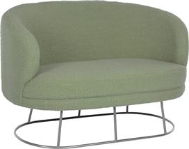 HomeMarkt Arien Διθέσιος Καναπές Φυστικί 130x75cm HM8492.27