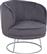 HomeMarkt Arien Γκρι Βελουτέ 80x75x82cm HM8403.01