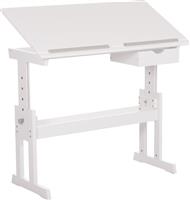 HomeMarkt Ascent Παιδικό Γραφείο από Μελαμίνη Λευκό 109x55x87.5cm HM18289