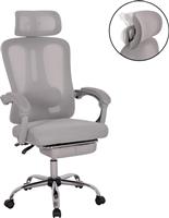 HomeMarkt Barnet Καρέκλα Γραφείου με Μπράτσα Γκρι HM18258.02
