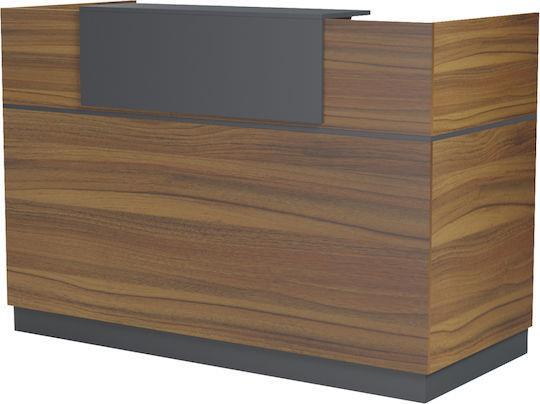 HomeMarkt Barry Επαγγελματικό Γραφείο Υποδοχής Π160xΒ70xΥ110cm HM2153.03