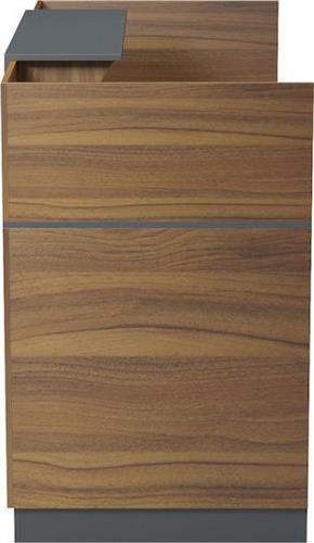 HomeMarkt Barry Επαγγελματικό Γραφείο Υποδοχής Π160xΒ70xΥ110cm HM2153.03