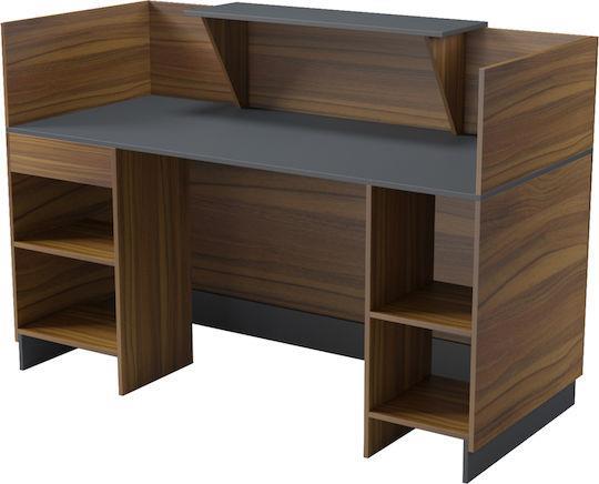HomeMarkt Barry Επαγγελματικό Γραφείο Υποδοχής Π160xΒ70xΥ110cm HM2153.03