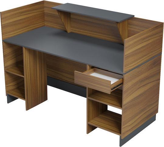 HomeMarkt Barry Επαγγελματικό Γραφείο Υποδοχής Π160xΒ70xΥ110cm HM2153.03