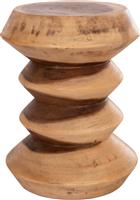 HomeMarkt Bellows Σκαμπό Σαλονιού Ξύλινο Φυσικό HM18235.11