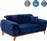 HomeMarkt Bennington Διθέσιος Καναπές Κρεβάτι Μπλε 180x95cm HM3250.18