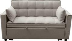 HomeMarkt Borg Διθέσιος Καναπές Κρεβάτι Μπεζ 140x100x80cm HM3289.03