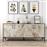 HomeMarkt Μπουφές από Ξύλο Εκρού-Καρυδί 180x35x78cm HM9428.02