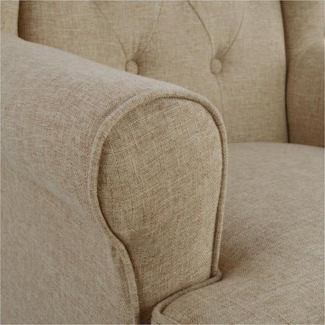 HomeMarkt Brandon Μπερζέρα Μπεζ 83x83x104cm HM3073.02
