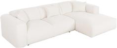 HomeMarkt Bricken Γωνιακός Καναπές Λευκός 282x160cm HM3275.02R