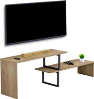 HomeMarkt Briggite Έπιπλο Τηλεόρασης από Μέταλλο & Ξύλο Μελαμίνη Sonama Μ160xΠ30xΥ45cm HM8893.11