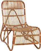 HomeMarkt Bronny Πολυθρόνα Εξωτερικού Χώρου Rattan Φυσικό 60x82x92cm HM9644.01