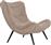 HomeMarkt Brym Πολυθρόνα Σκούρο Μπεζ 80x97x100cm HM9605.08