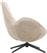 HomeMarkt Brynn Πολυθρόνα Περιστρεφόμενη Μπεζ 88x76x88cm HM9594.07