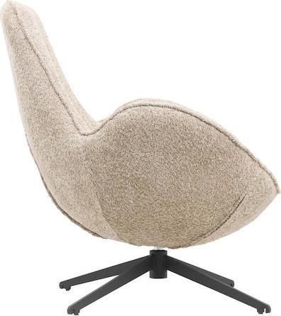 HomeMarkt Brynn Πολυθρόνα Περιστρεφόμενη Μπεζ 88x76x88cm HM9594.07